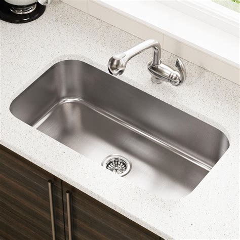 under cabinet stainless steel kitchen sink 24 x 18|elkay single undermount sink.